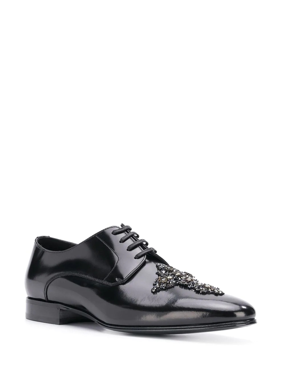 Cameron Swarovski cross derby shoes - 2