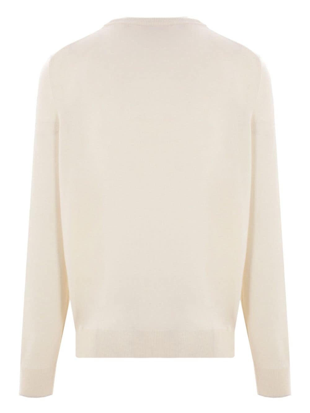crew-neck cashmere jumper - 2