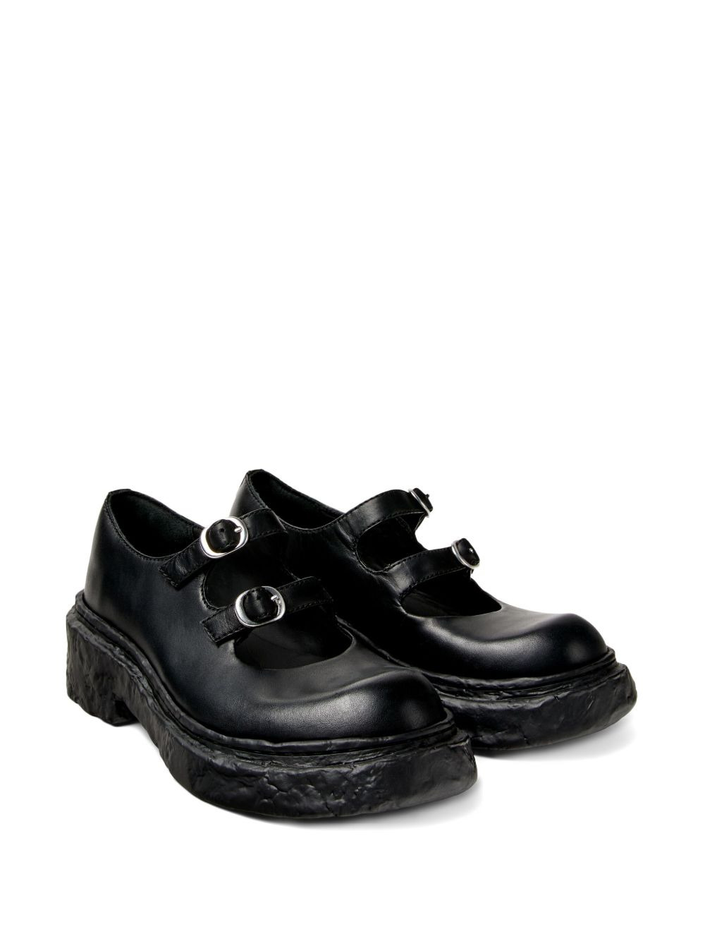 Vamonos buckle-strap platform loafers - 2