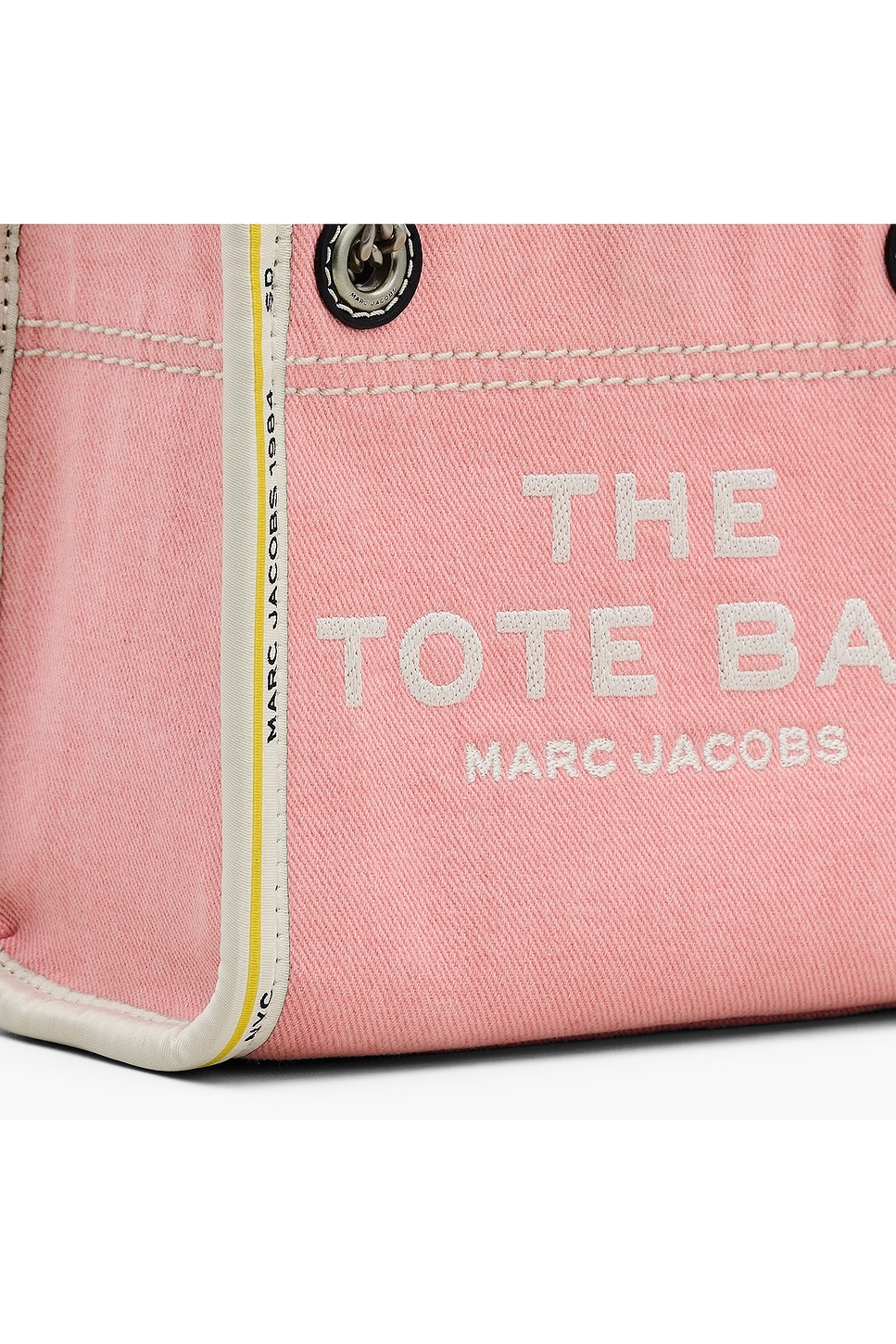 The Denim Chain Crossbody Tote Bag - 5