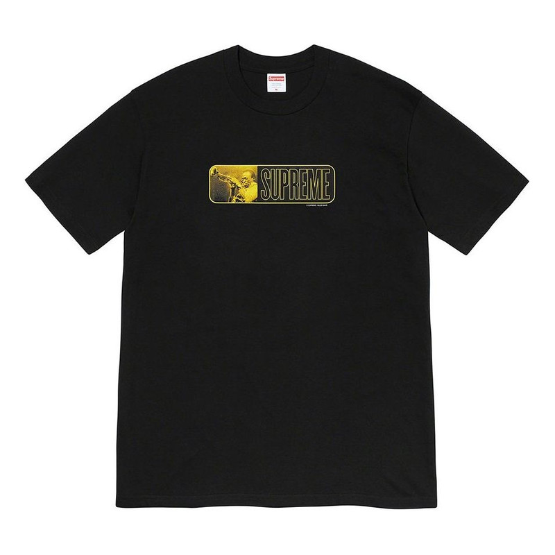 Supreme SS21 Week 8 Miles Davis Tee Printing Round Neck Short Sleeve Unisex SUP-SS21-636 - 1
