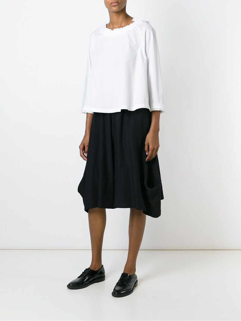 Comme des Garçons Comme des Garçons flared asymmetric skirt outlook