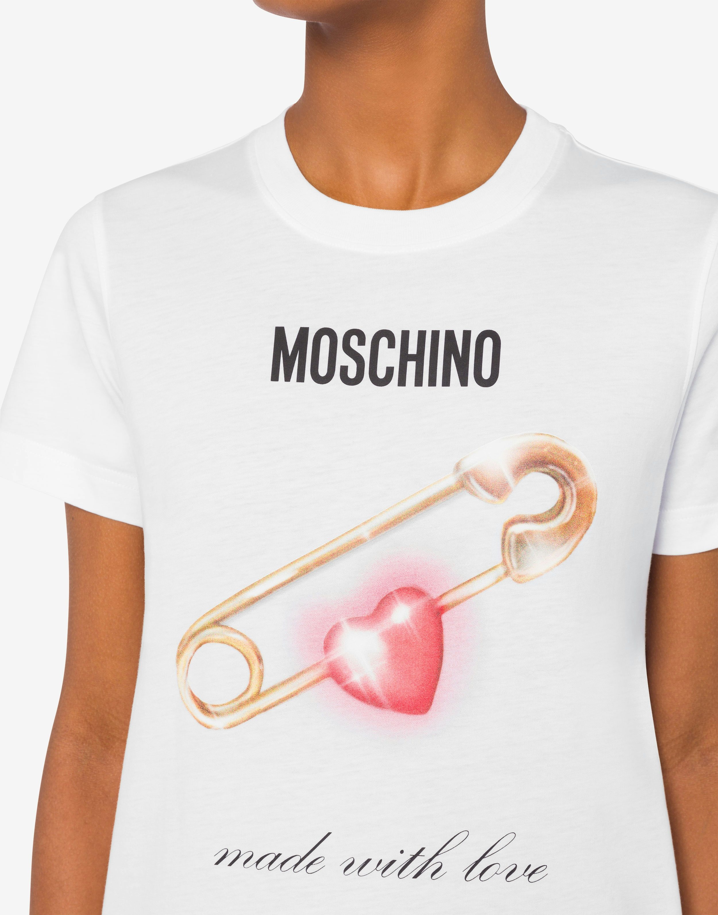 HEART SAFETY PIN T-SHIRT - 4