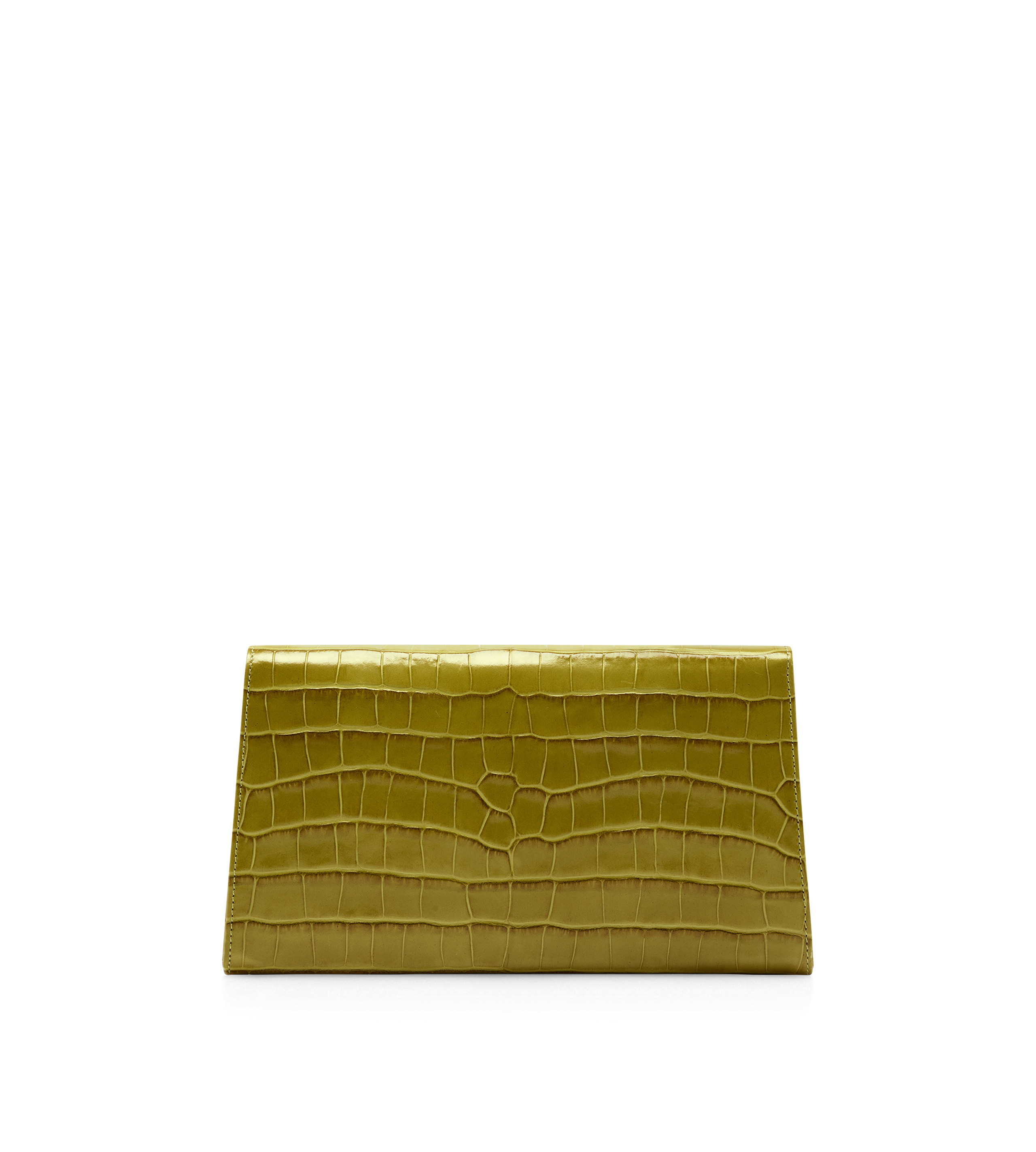 PRINTED CROCODILE LEATHER NOBILE CLUTCH - 3