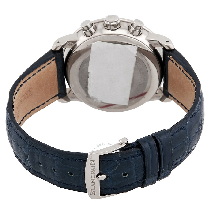Blancpain Villeret Chronograph Large Date Automatic Blue Dial Men's Watch 6885-1540-55B - 3
