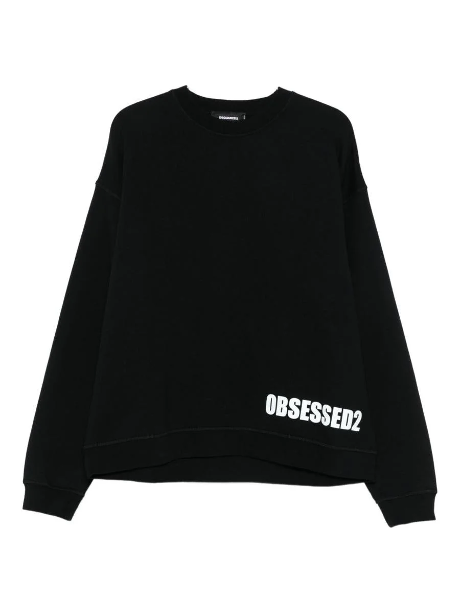 DSQUARED2 Crewneck Sweatshirt With Print - 1