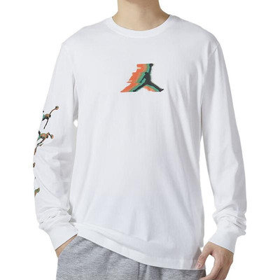 Jordan Air Jordan Brand Long-Sleeve T-Shirt 'White' FB7456-100 outlook