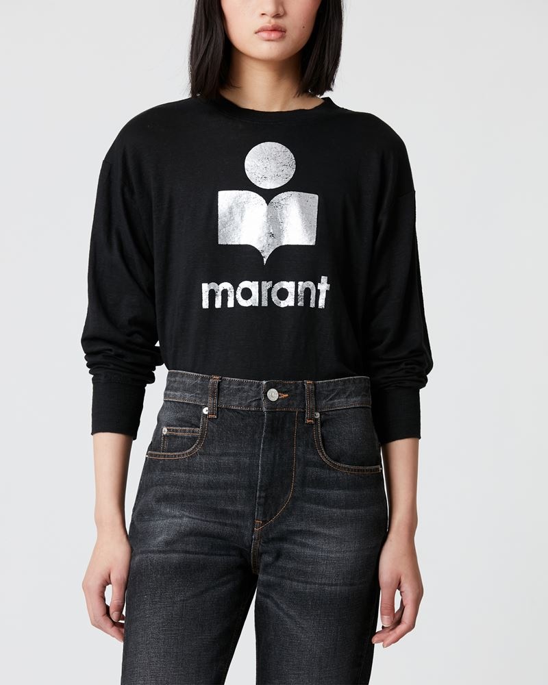 KLOWIA LINEN LOGO LONG-SLEEVE T-SHIRT - 4