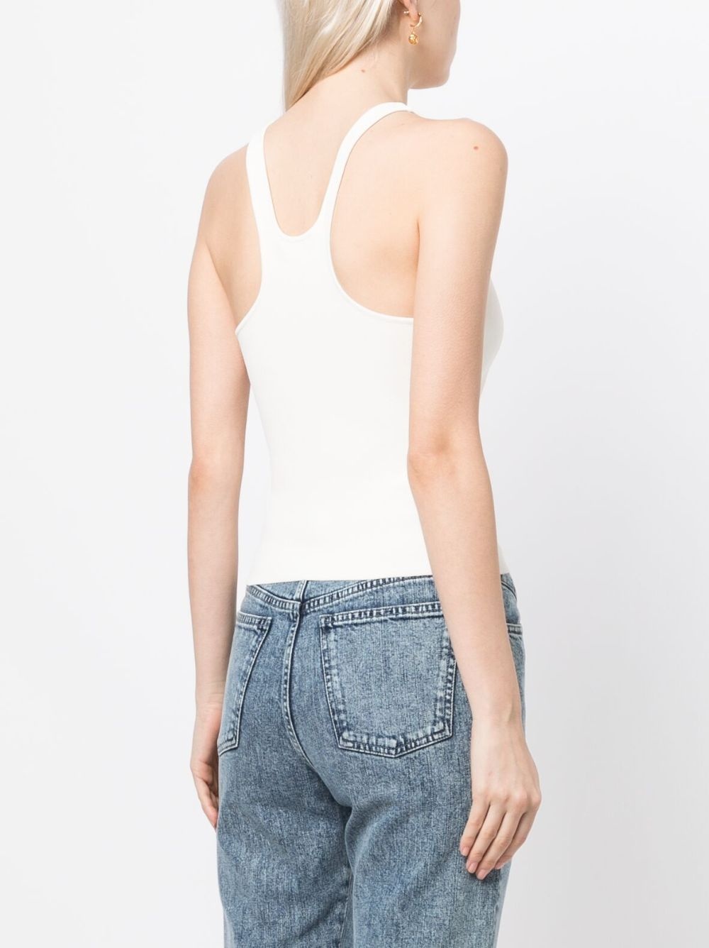 sleeveless racerback tank top - 4