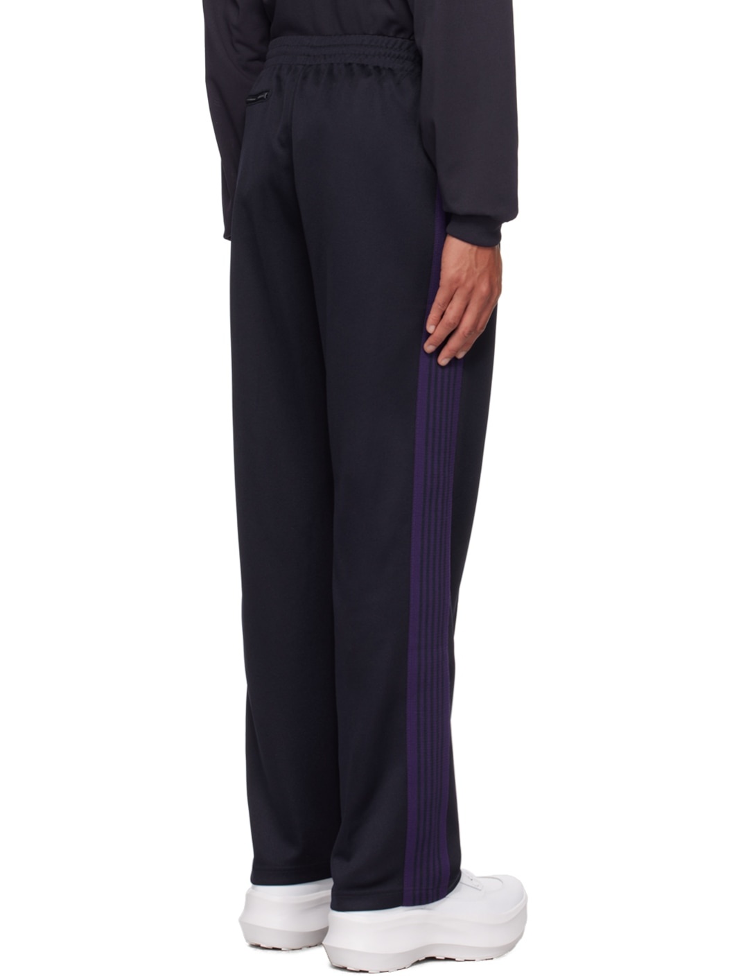 Navy Drawstring Track Pants - 3