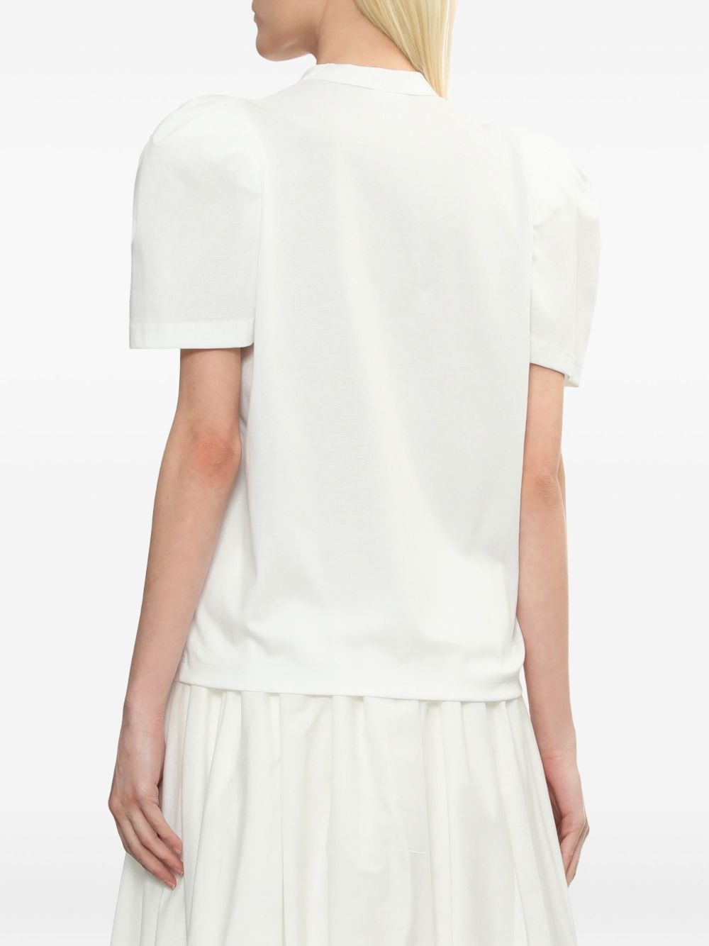 puff-sleeve T-shirt - 4