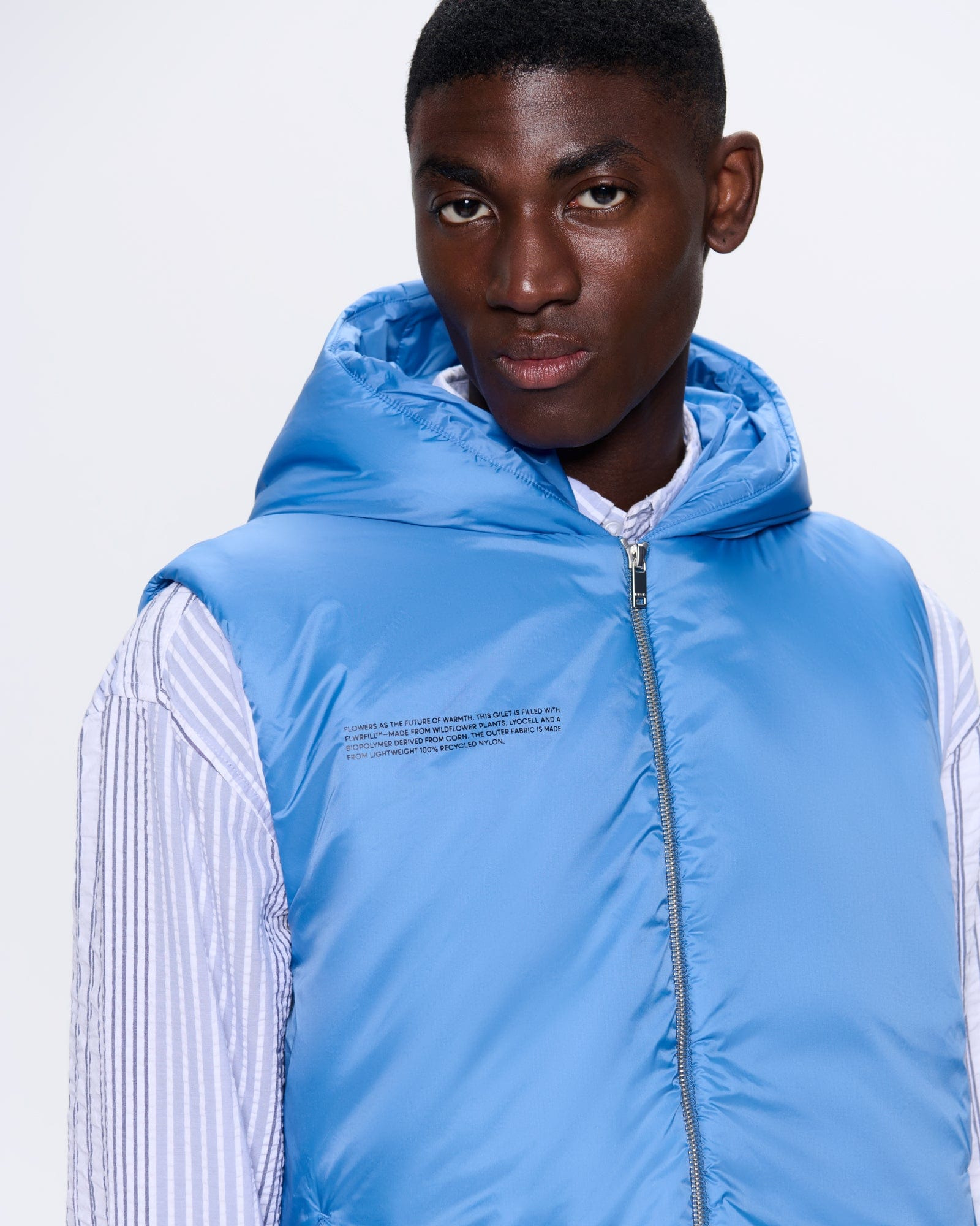 Mens DNA Flower-Warmth Gilet - Summit Blue - 3