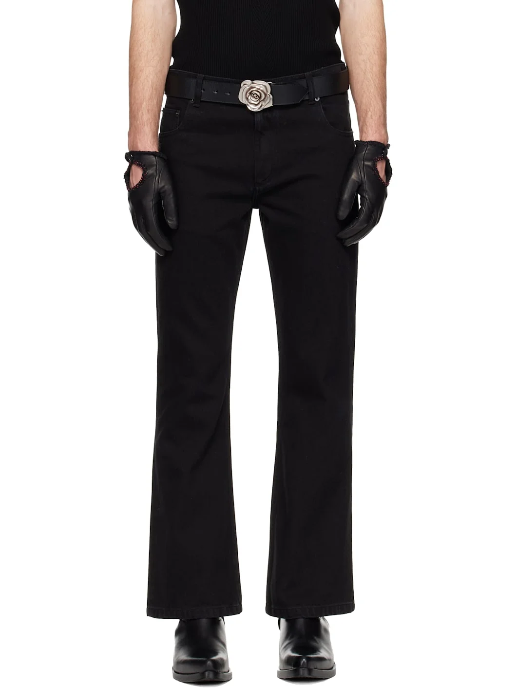 Black Flare Jeans - 1