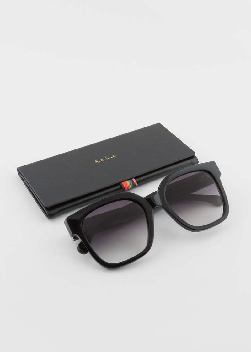 Black 'Delta' Sunglasses 4