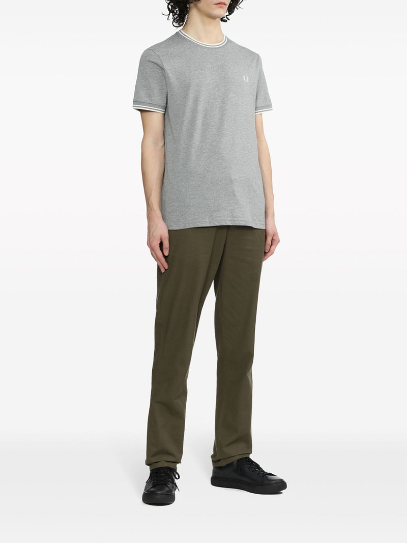 Fred Perry embroidered-logo cotton t-shirt outlook