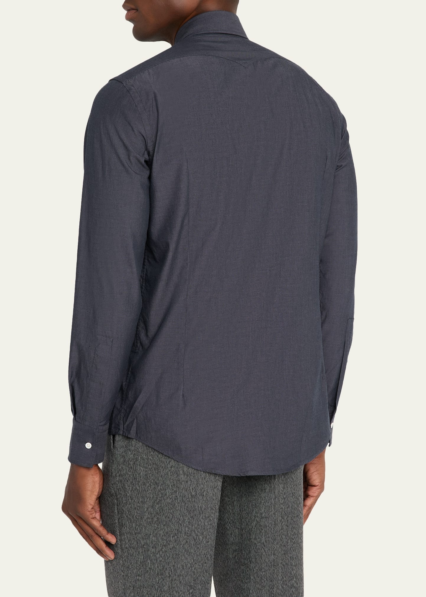 Men's Arizona Poplin Western Button-Down Shirt - 3