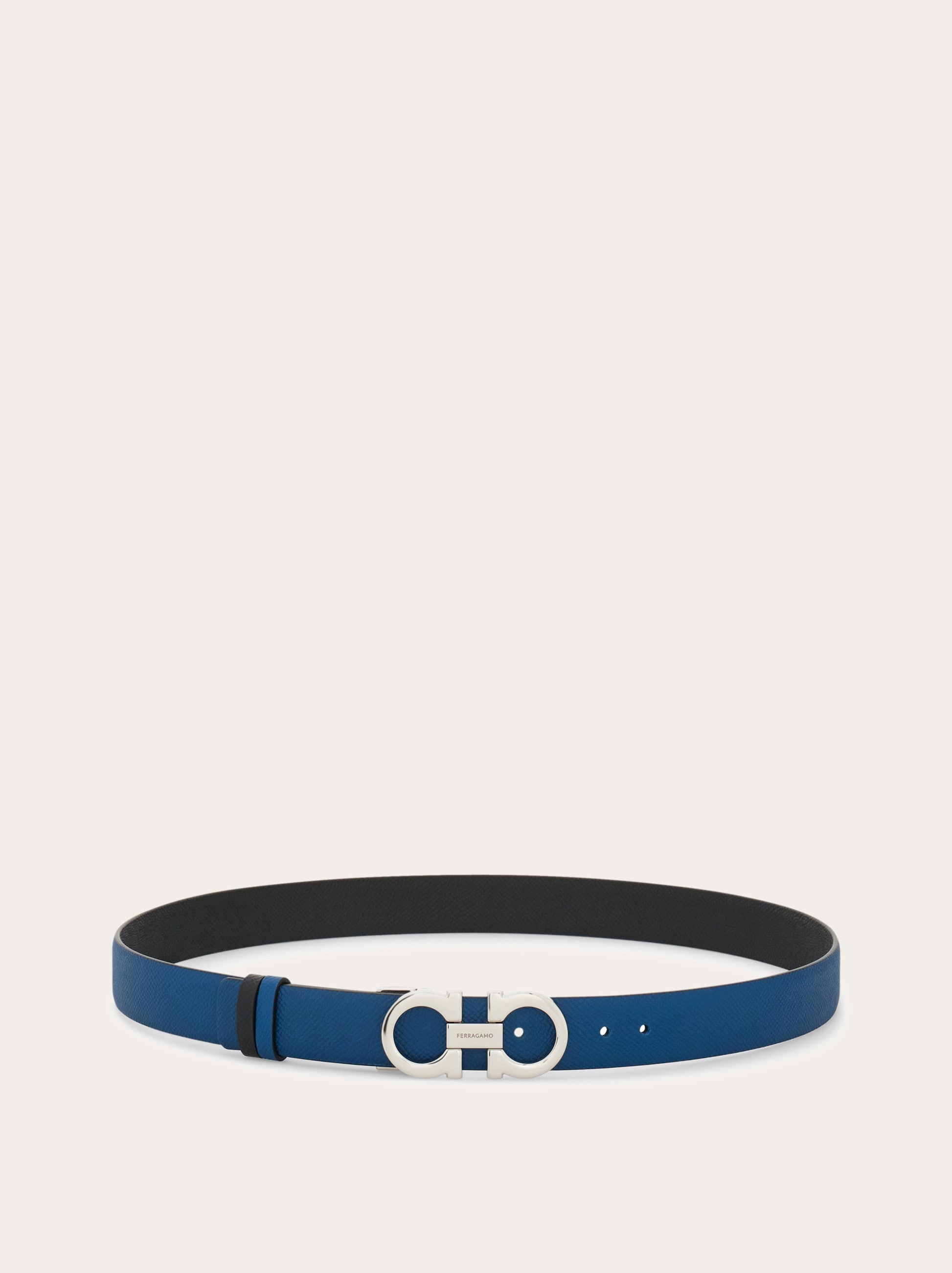 Adjustable and reversible Gancini belt - 3
