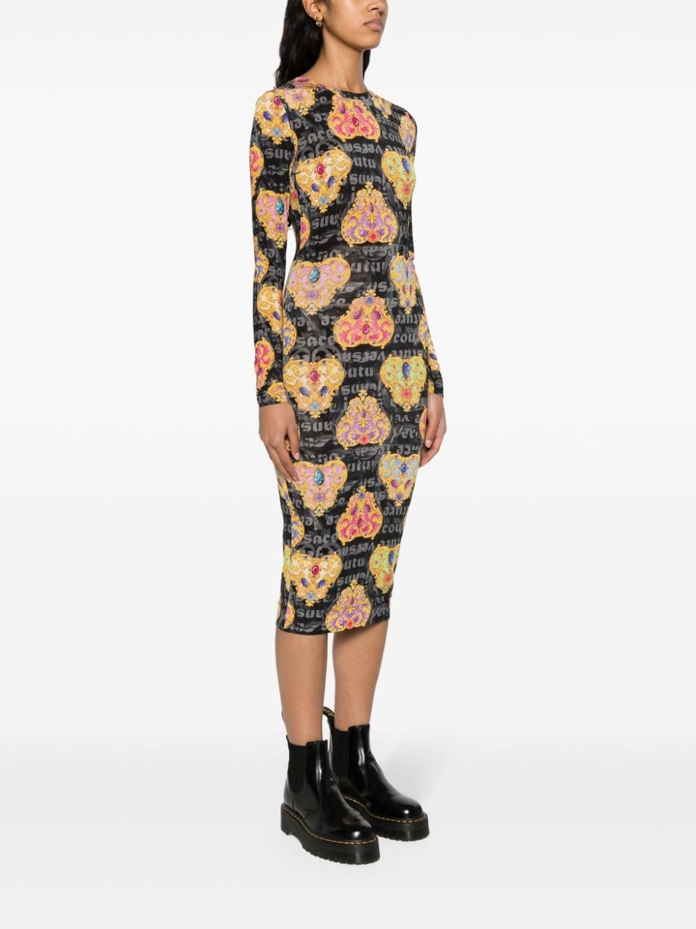 Couture bodycon midi dress - 3