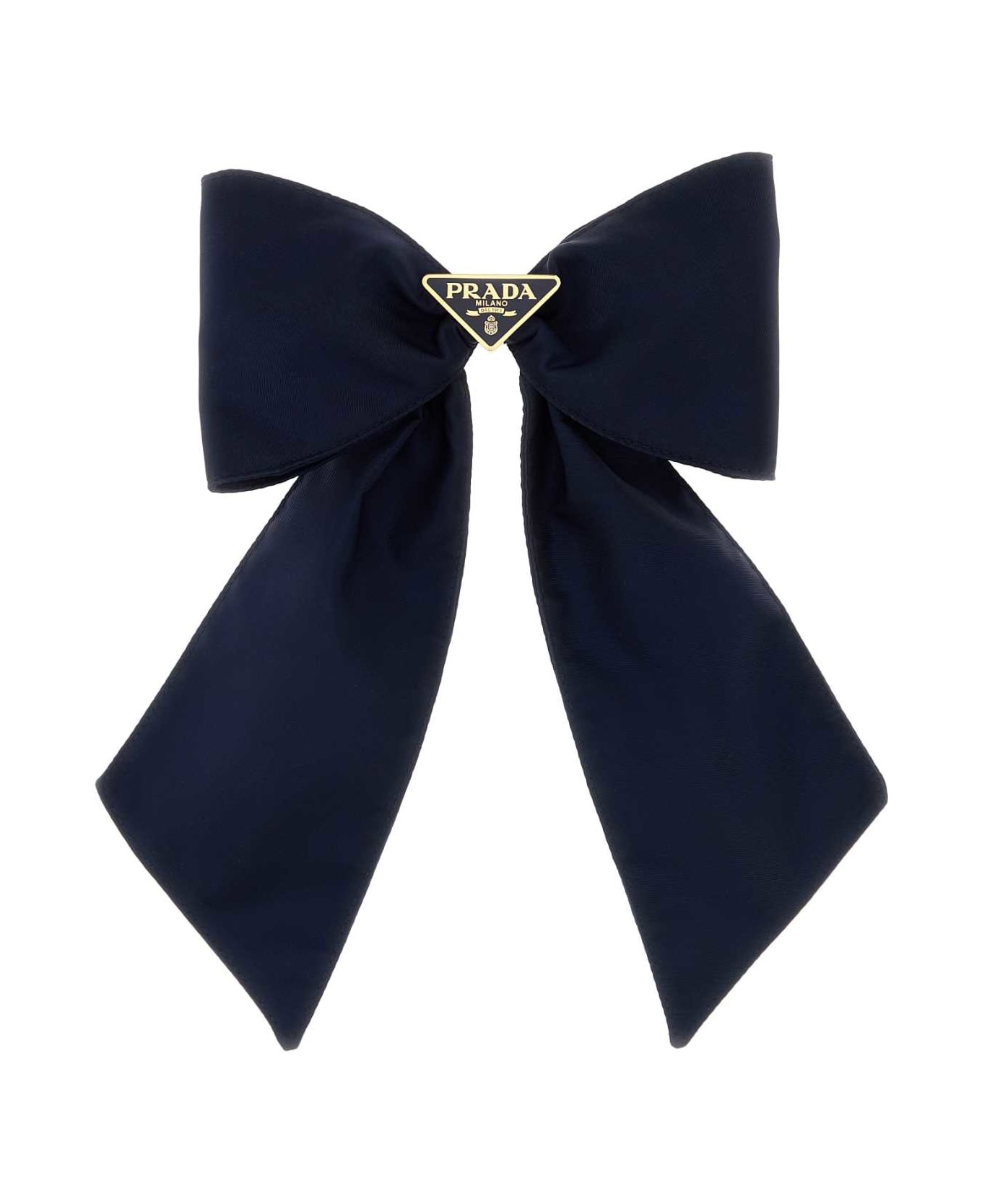Navy Blue Nylon Hair Clip - 1