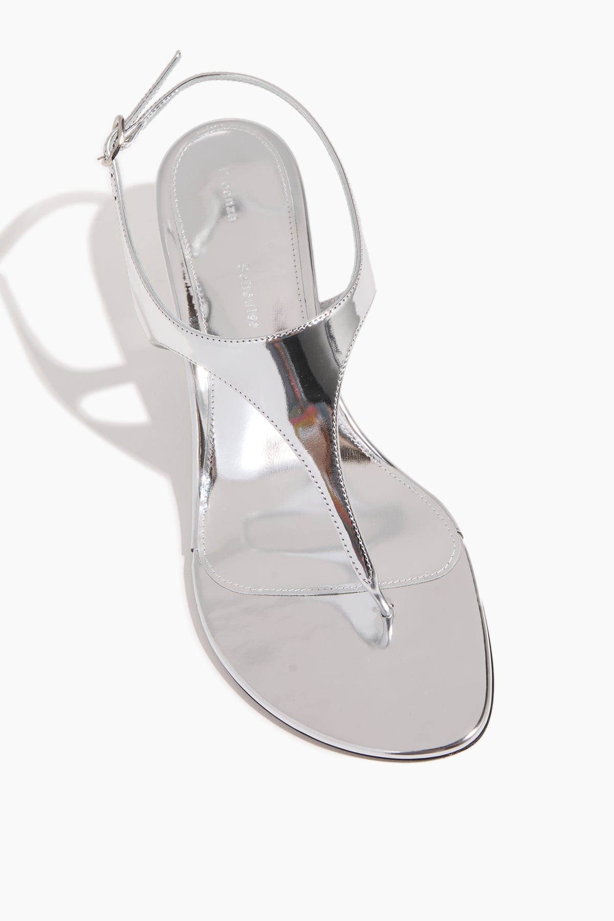Tee Thong Sandals in Silver - 4