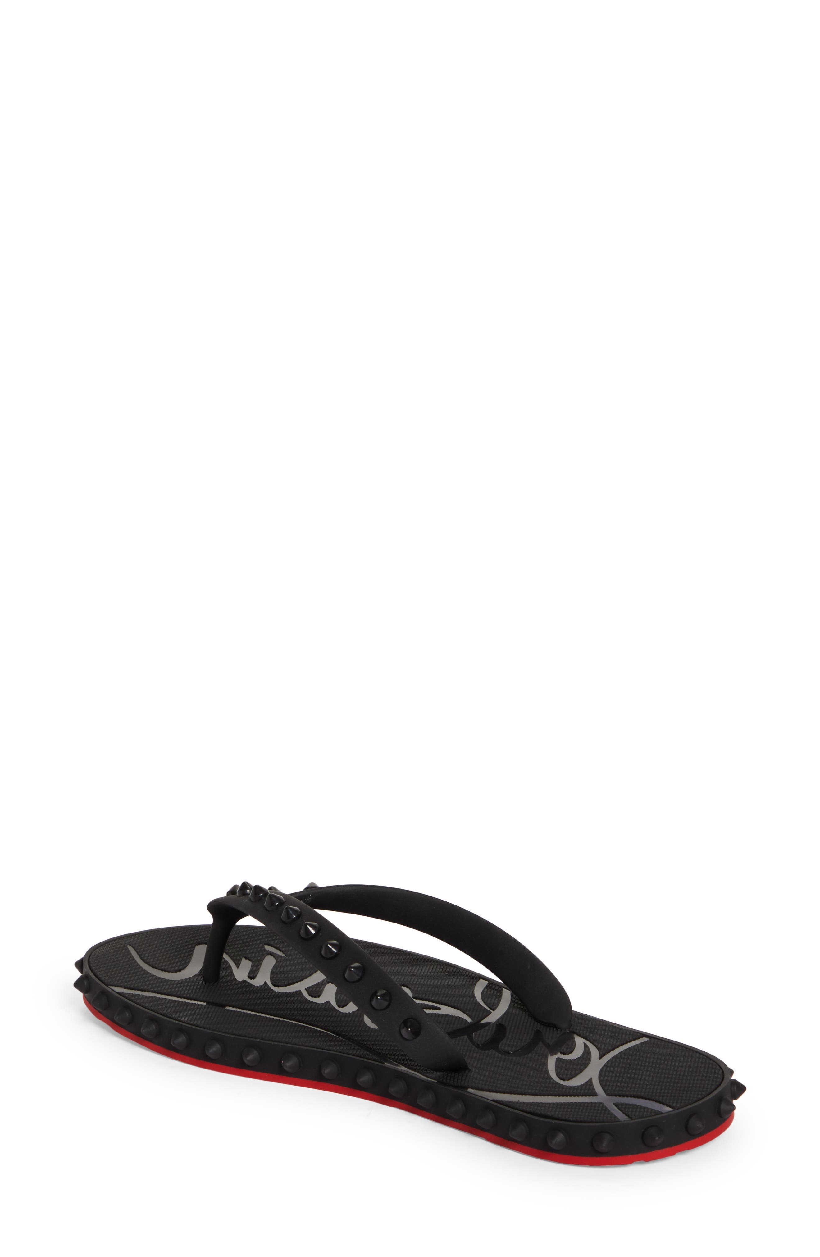 Christian Louboutin Super Loubi Flip Flop in Black at Nordstrom - 2