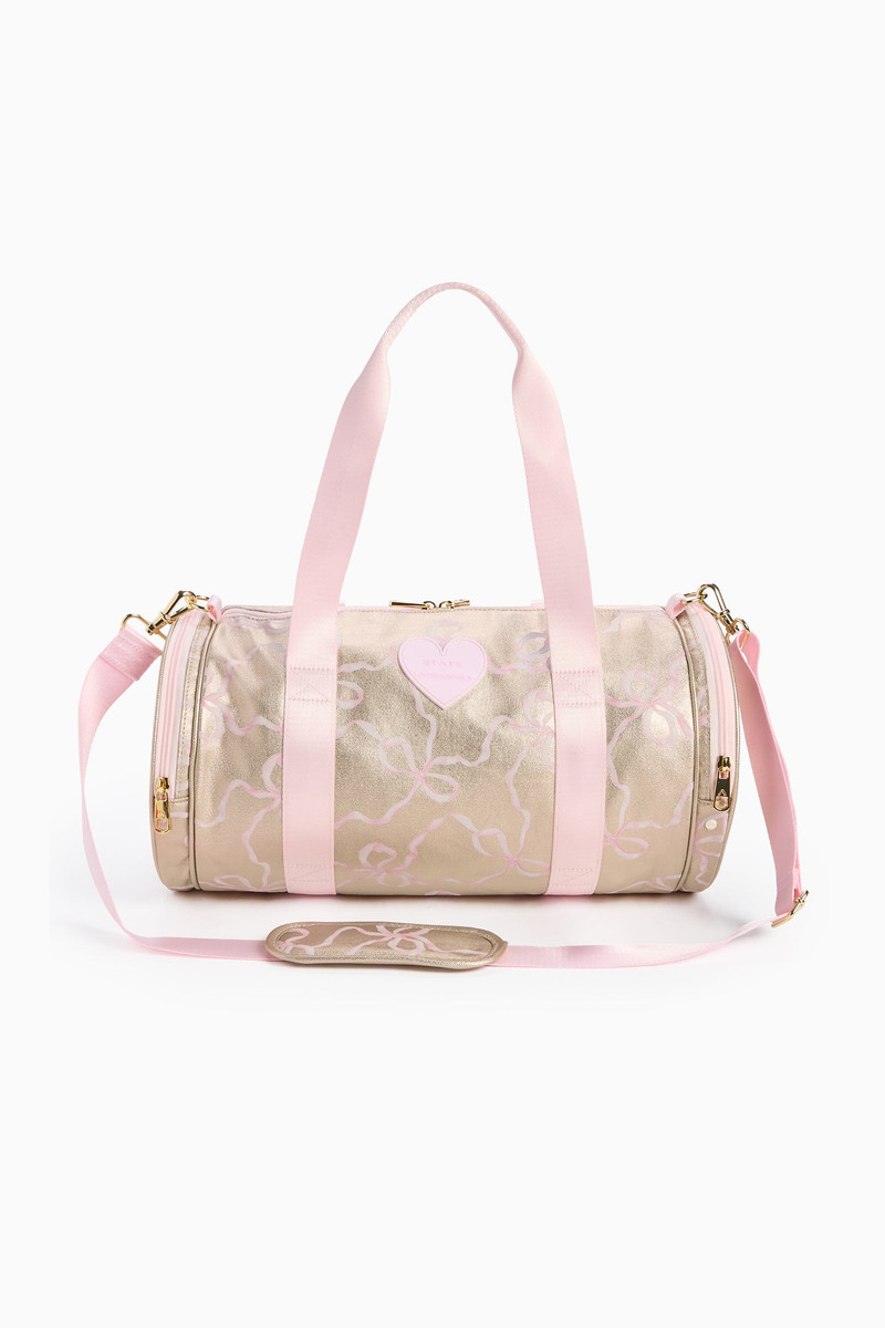 STATE x LoveShackFancy Gold Felix Duffle 1