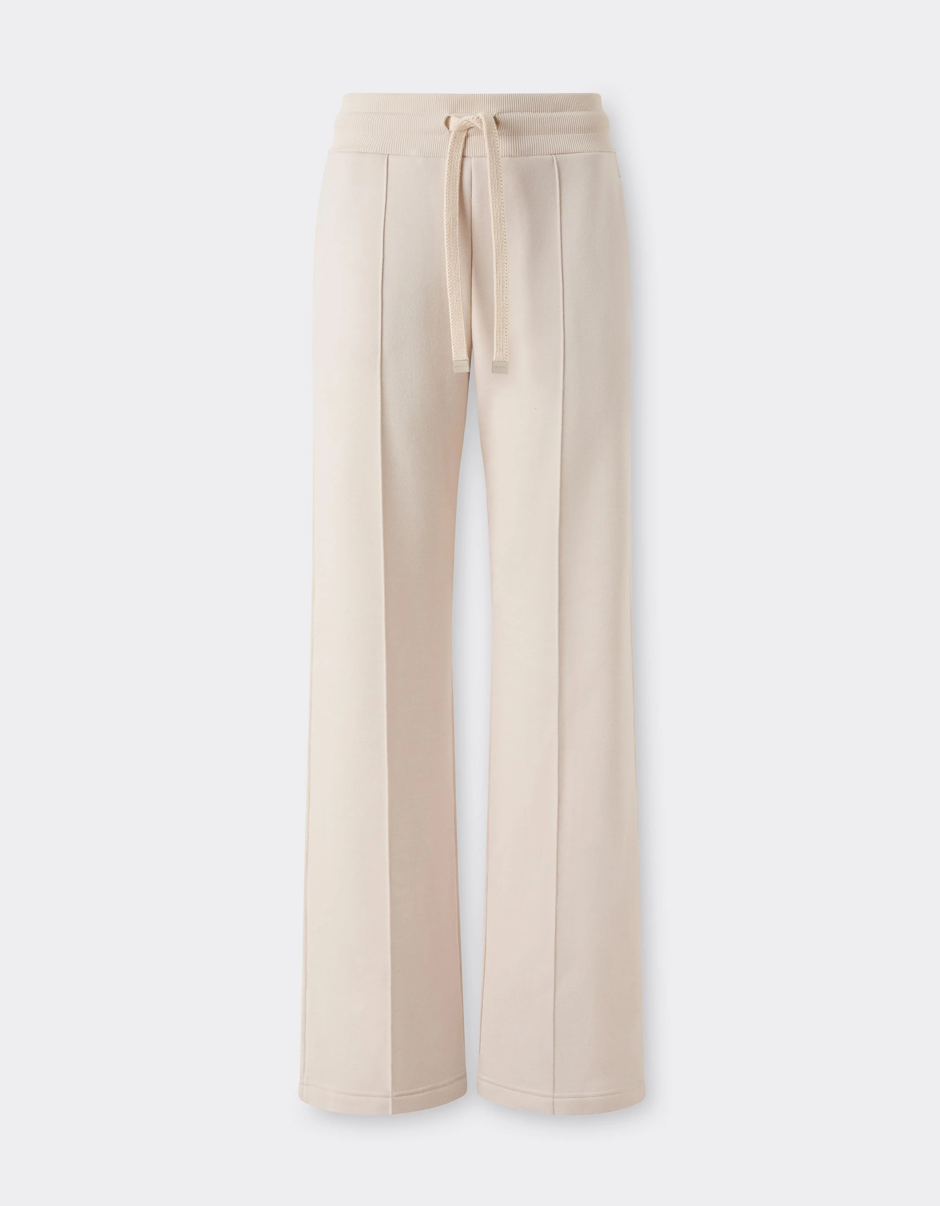 Wool and Cotton Trousers with Drawstring - 1