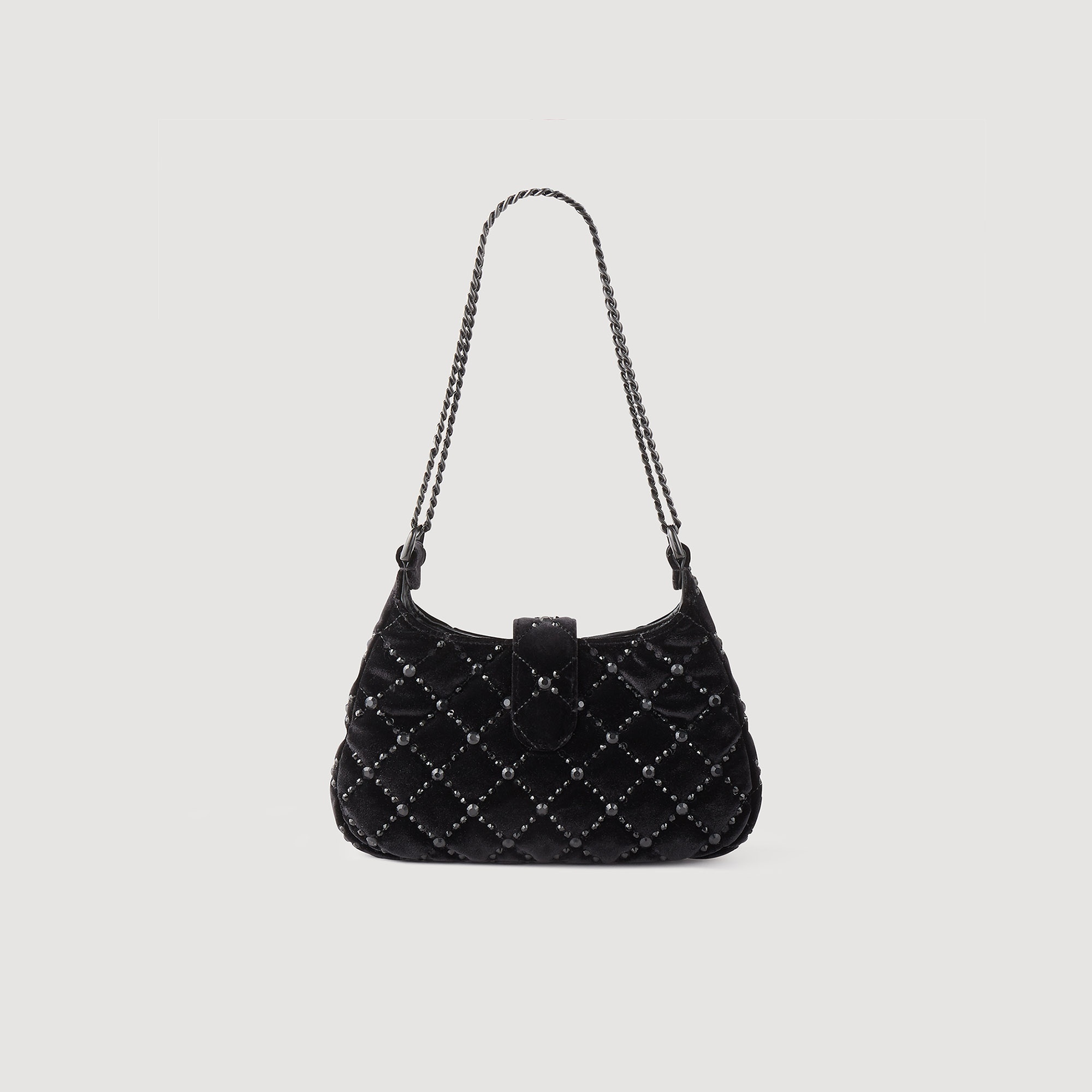 Sandro Sweet Janet Chain Leather Shoulder Bag