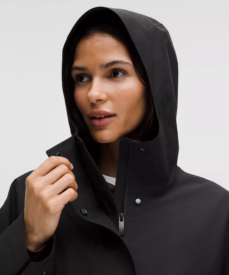 Oversized Cocoon Rain Coat 9