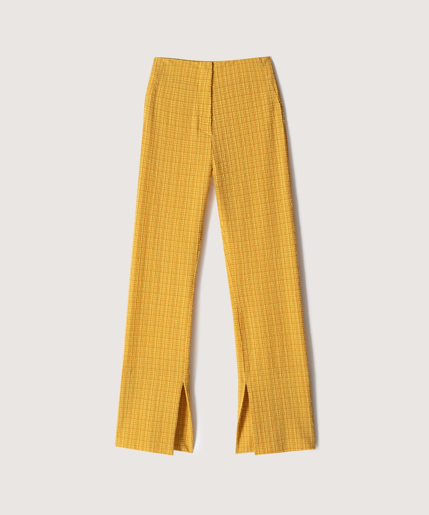 Checked Seersucker Pants - 1