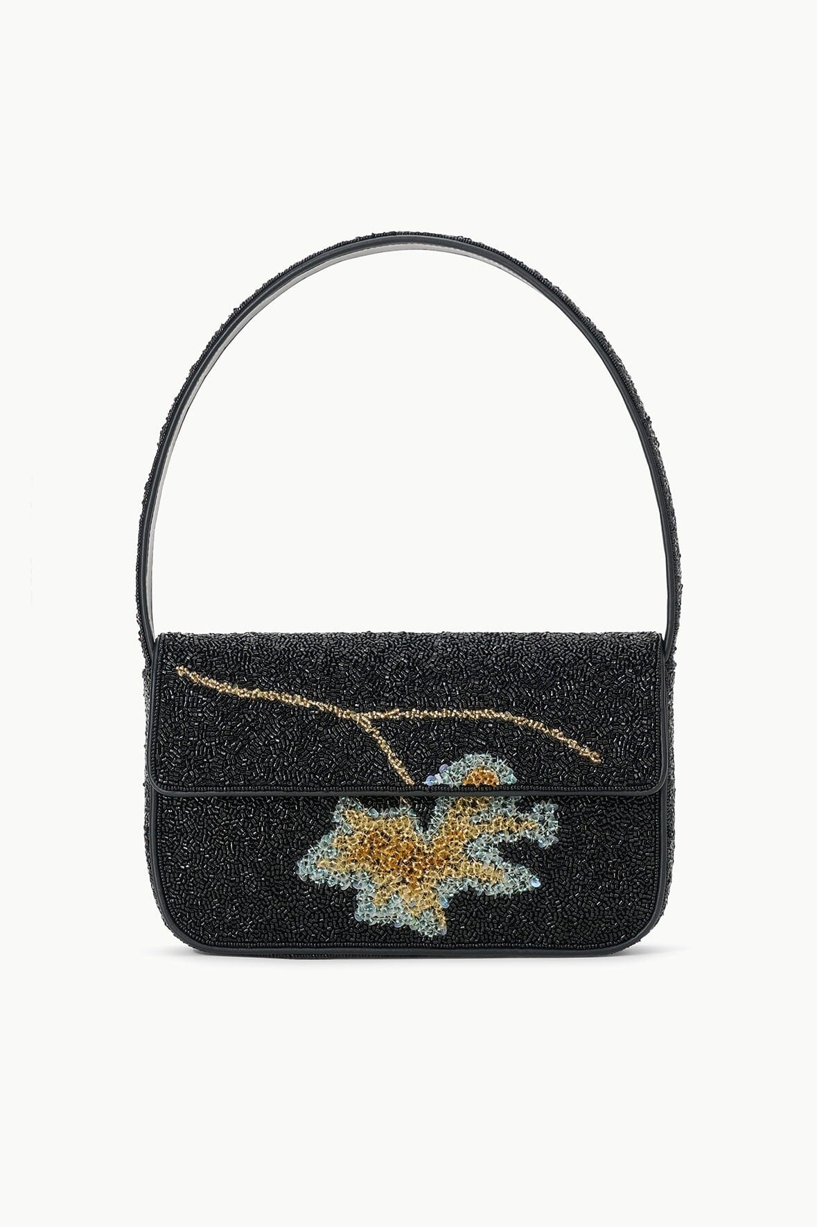 STAUD TOMMY BEADED BAG BOTANICAL SHADOWS - 1