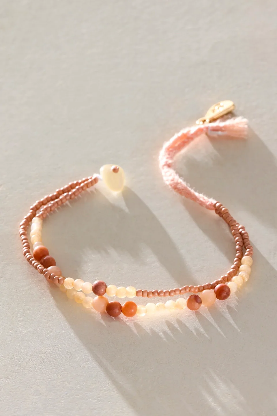 Halo Semiprecious Stone Bracelet - 1