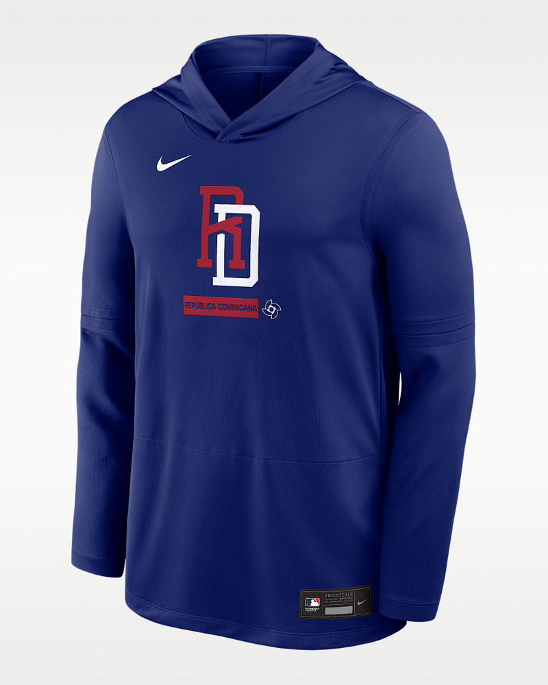 Dominican Republic National Baseball Team 2026 World Baseball Classic Men's Nike Dri-FIT Long-Sleeve 1