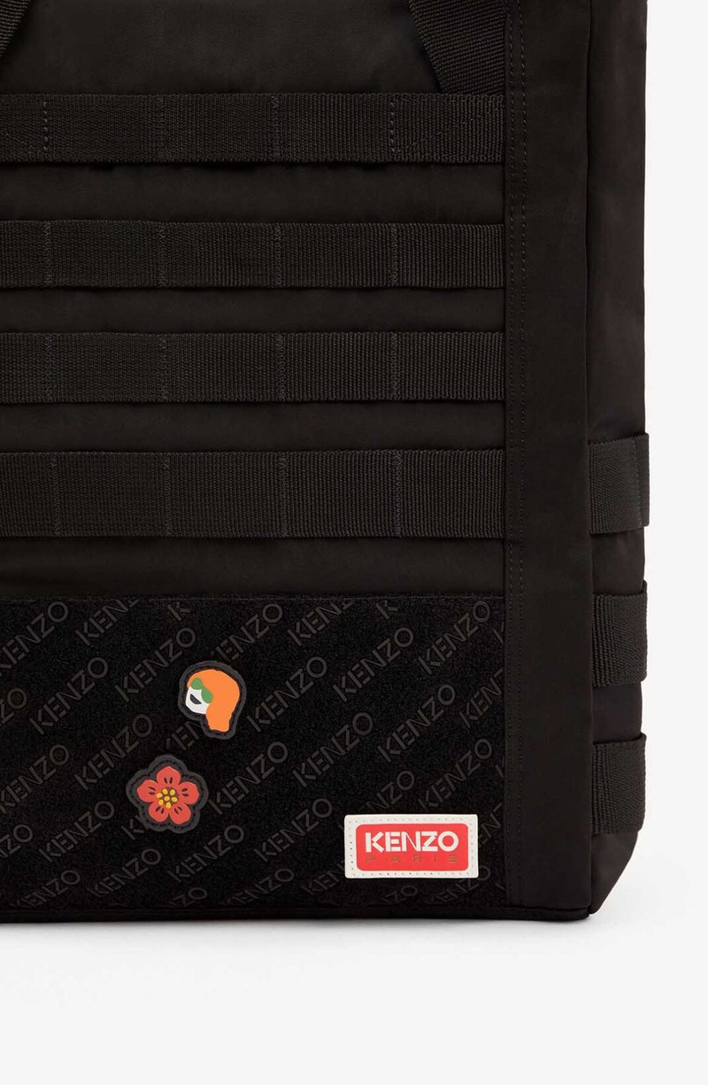 KENZO Jungle tote with badges 3