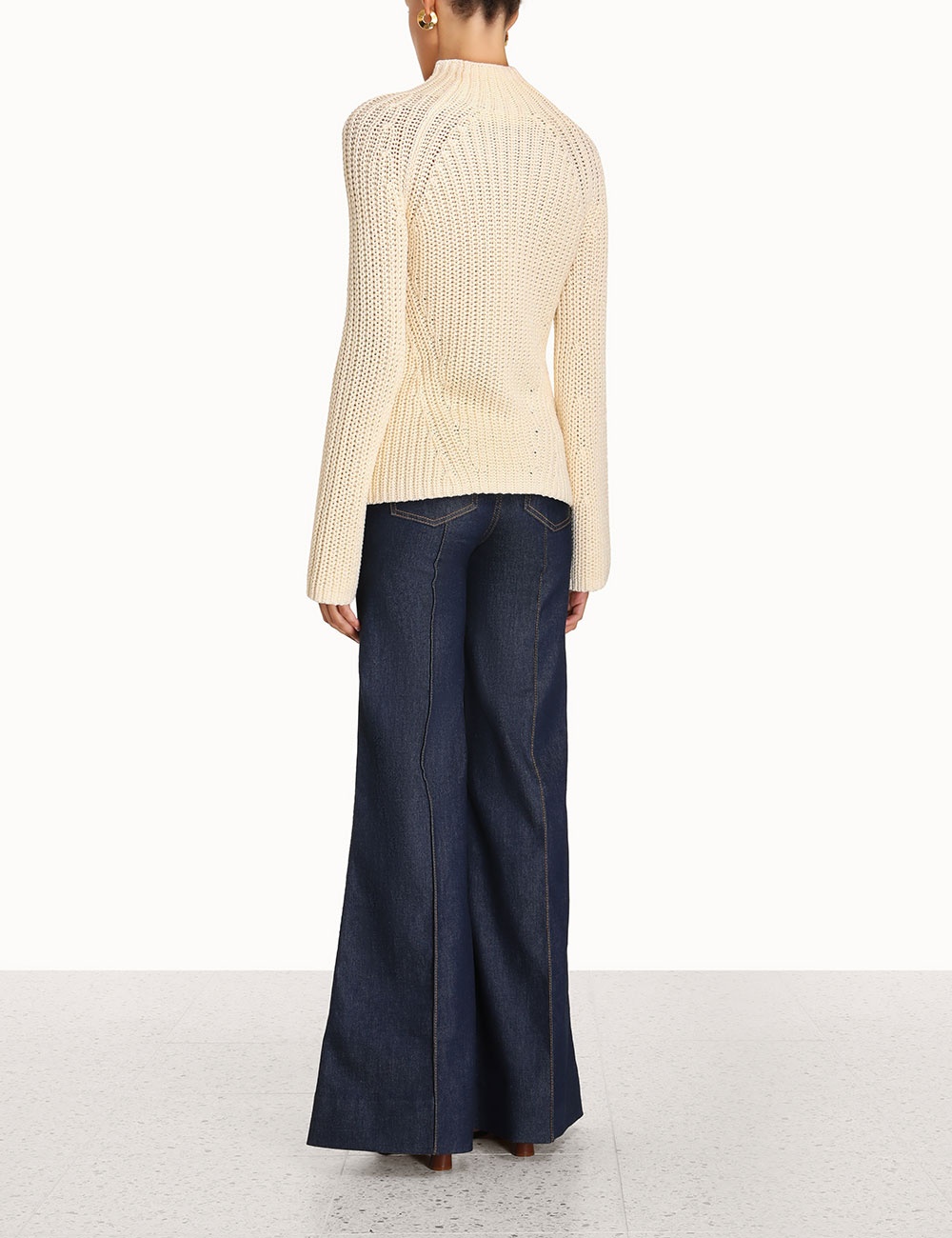 WONDERLAND FUNNEL NECK SWEATER - 4