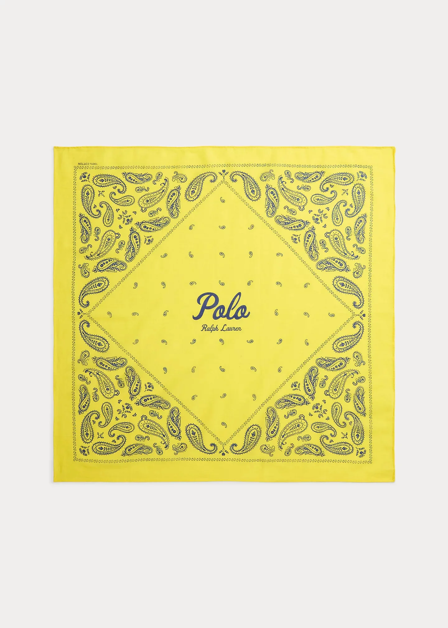 Logo Paisley Cotton Bandanna - 1