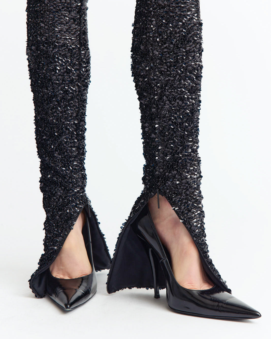 AZRA TROUSER IN TEXTURED SEQUIN - 5