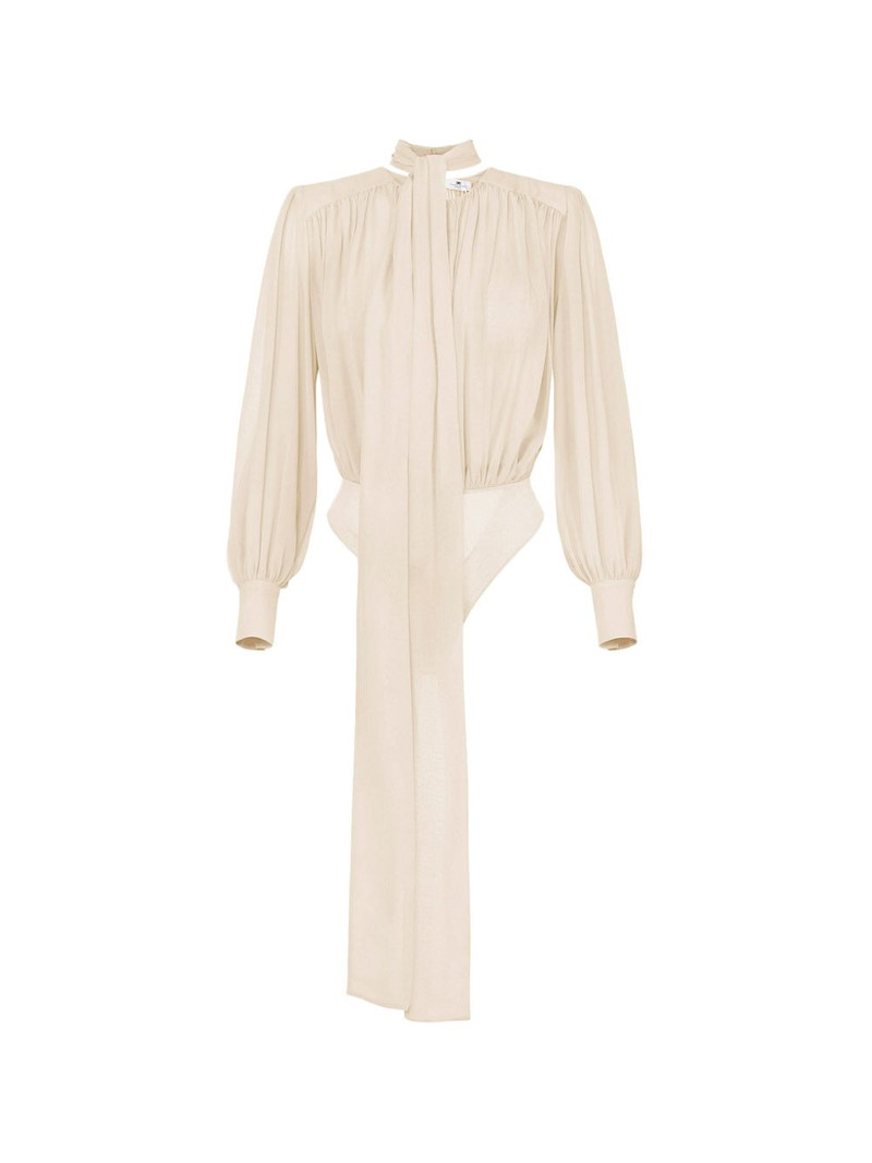 tie-neck bodysuit 1