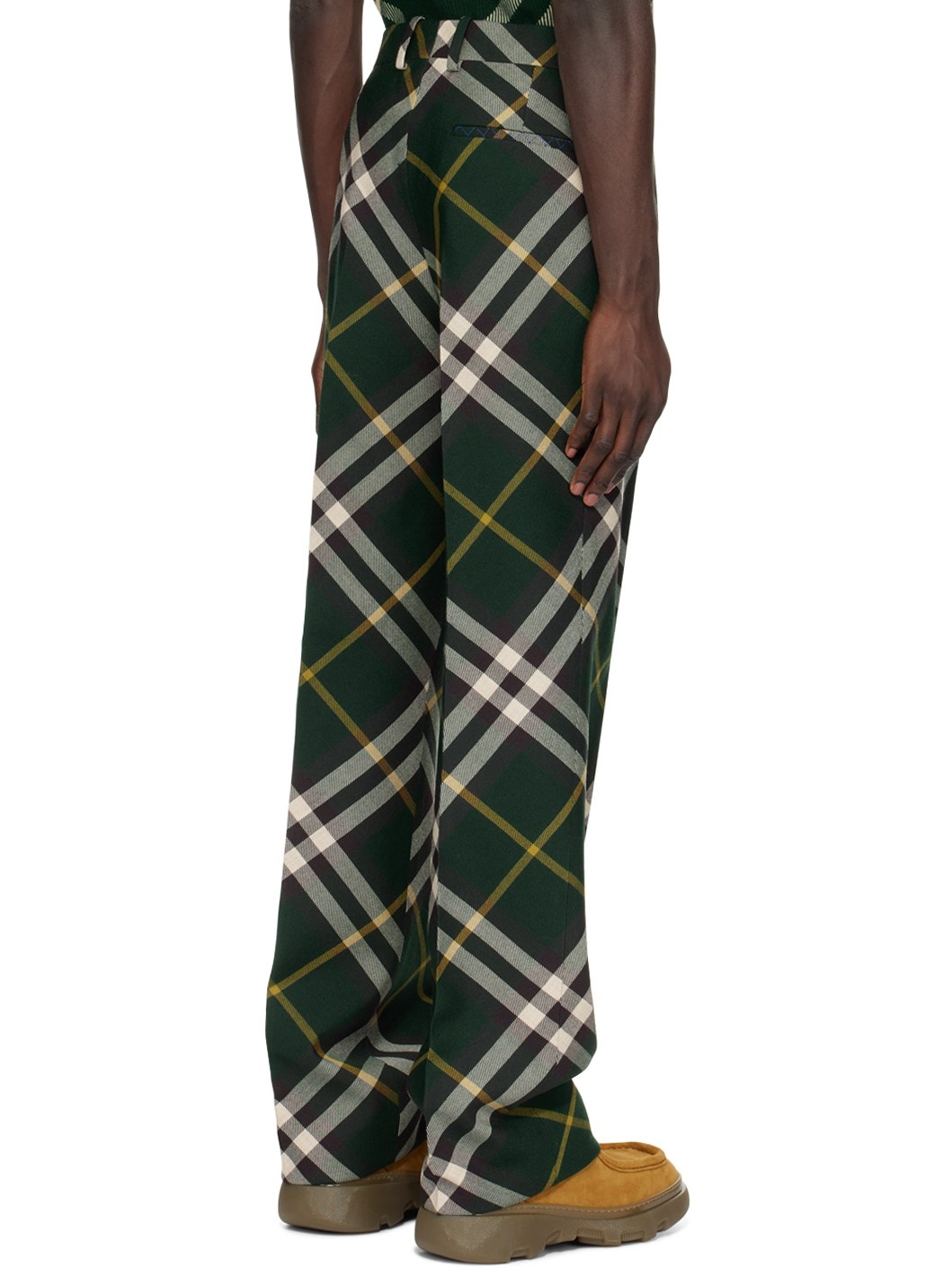 Green Check Trousers - 3
