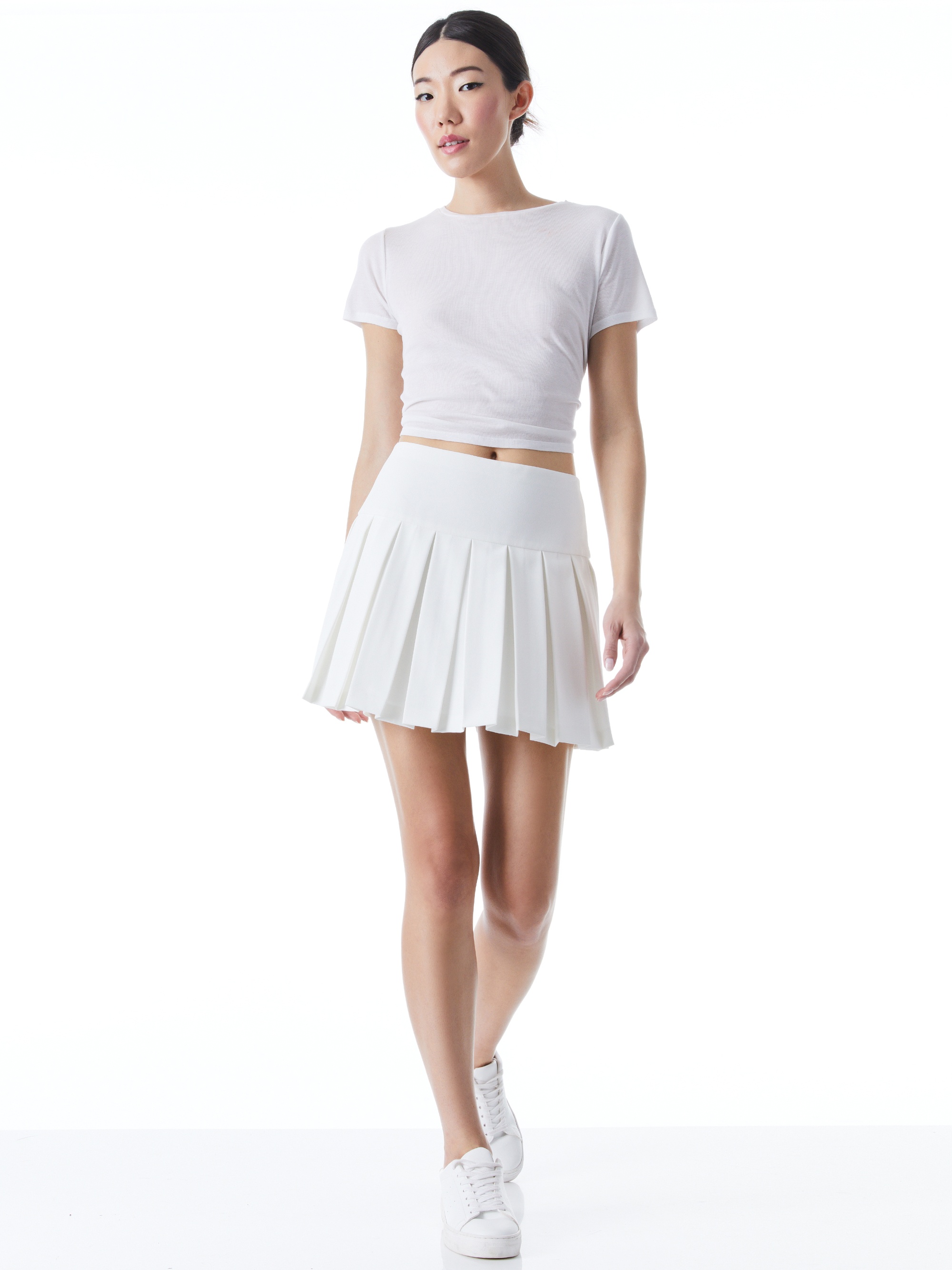 EMILIE PLEATED MINI SKIRT - 5