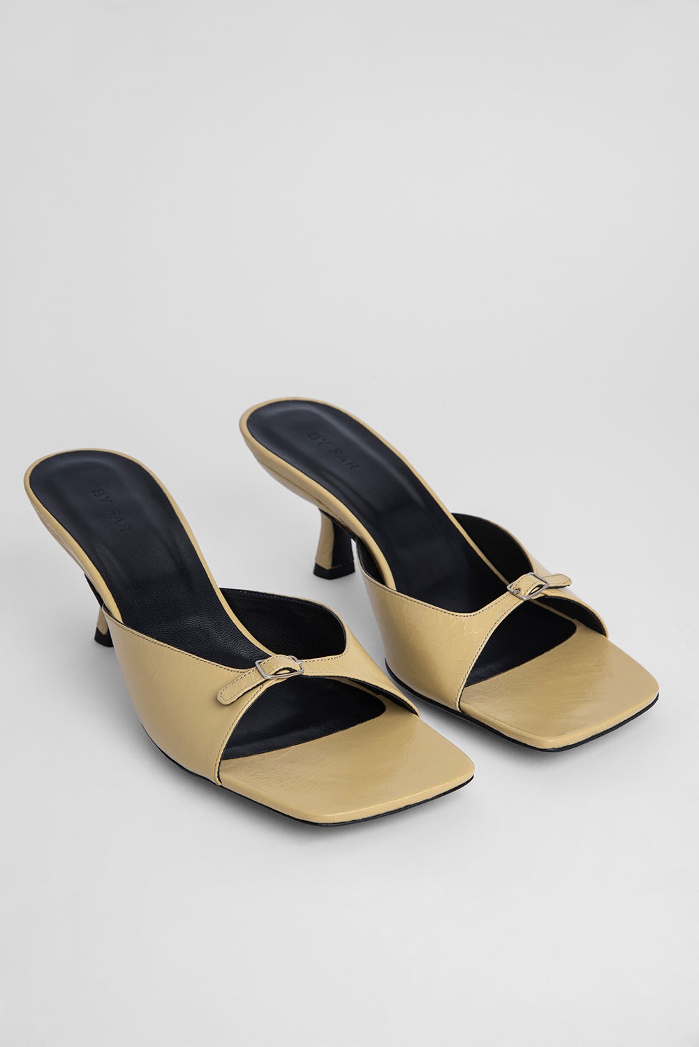 Erin Yellow Creased Leather - 2