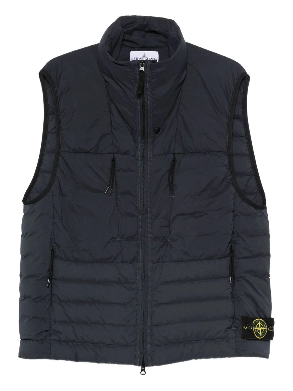 zip quilted jacket - 1