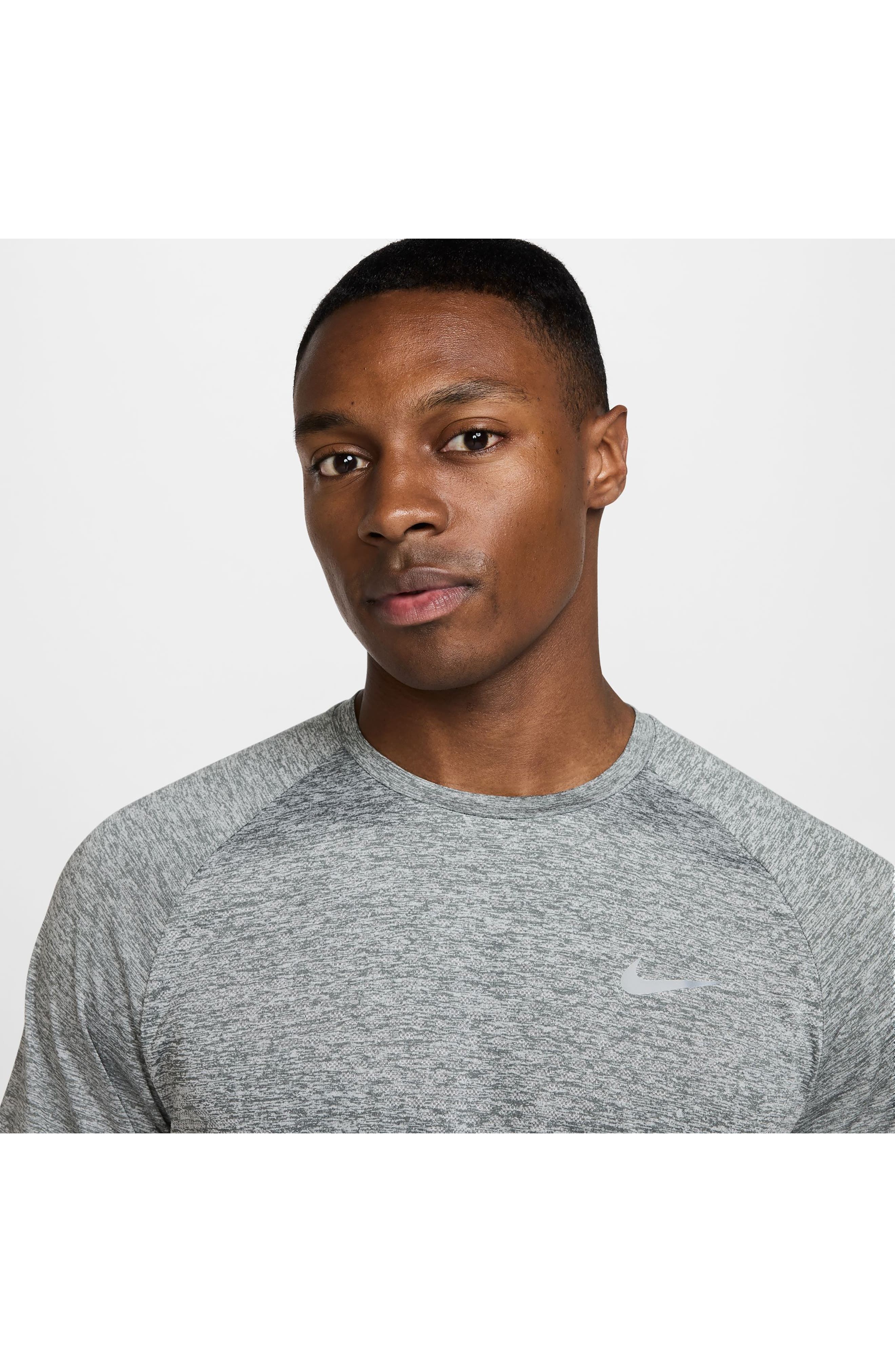 Nike Stride Dri-FIT ADV Running T-Shirt in 084 Smkgry/refsil at Nordstrom - 8