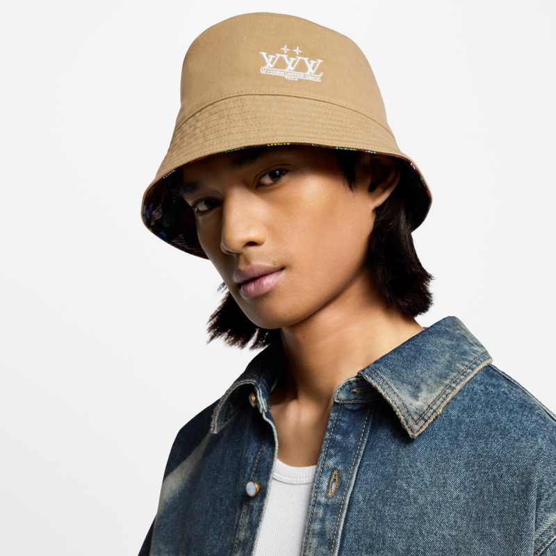 LV Vers Damier Reversible Bucket Hat 5