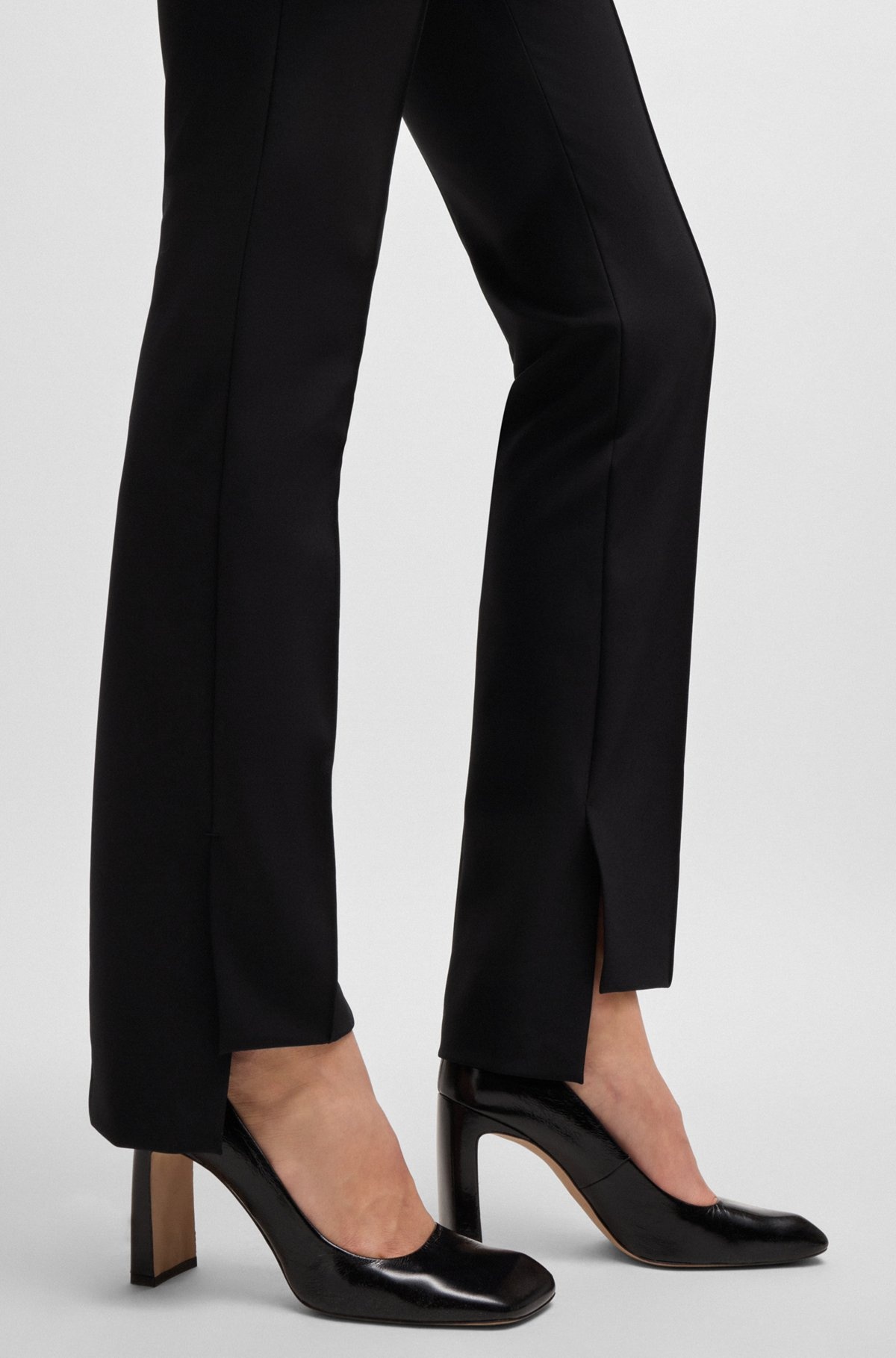 SKINNY-LEG TROUSERS IN PERFORMANCE-STRETCH FABRIC - 5