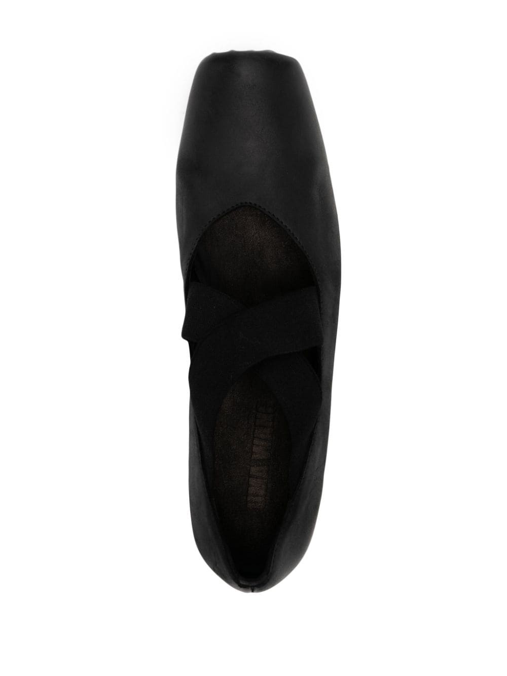 Uma Wang 23mm Square-toe Leather Ballerina Shoes - 7