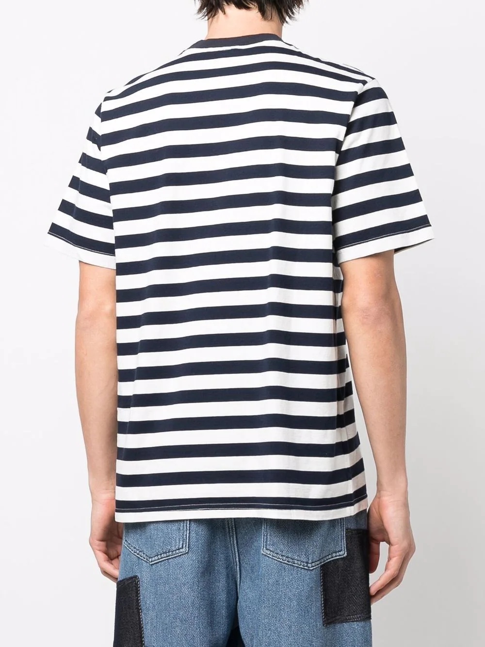 striped print T-shirt - 5