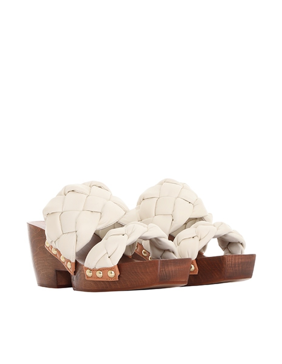BRAIDED NAPPA CLOG - 3