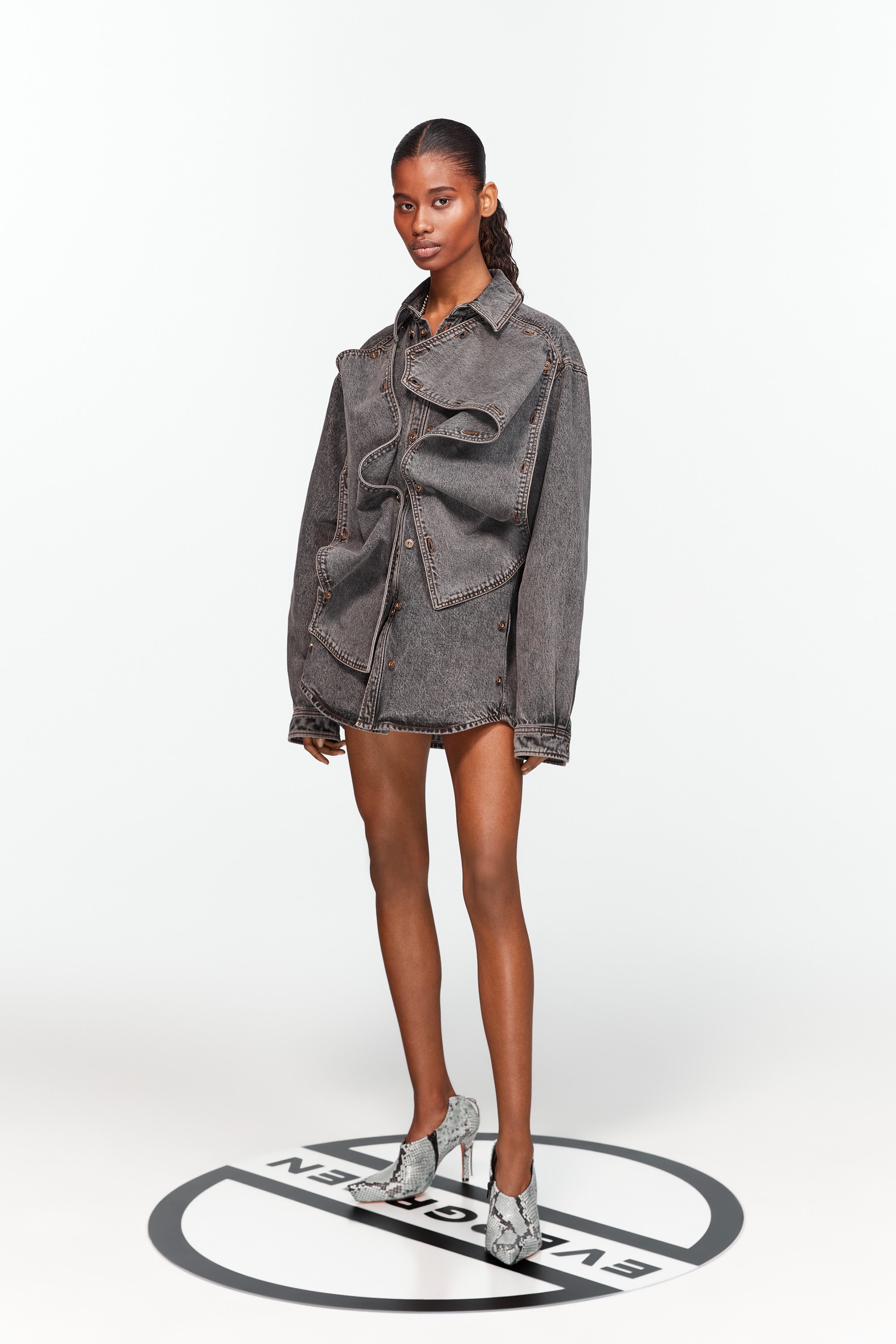 Evergreen Snap Off Denim Shirt - 9