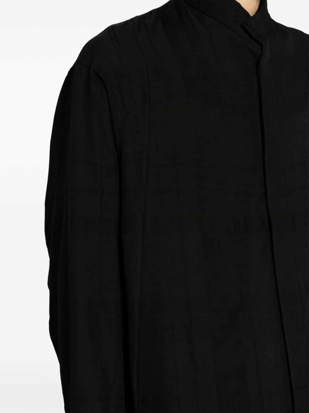 longline button-up shirt - 5